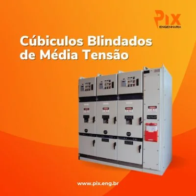 Cubículo de média tensão da Pix Engenharia