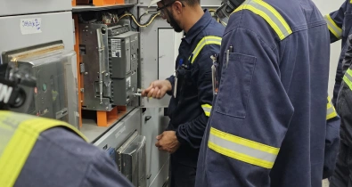 Cubículo de proteção da concessionária da Pix Engenharia