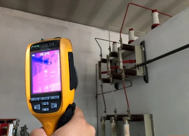 Termografia subestação da Pix Engenharia