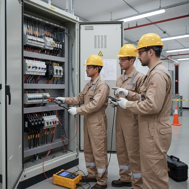 Medição de resistência de contato