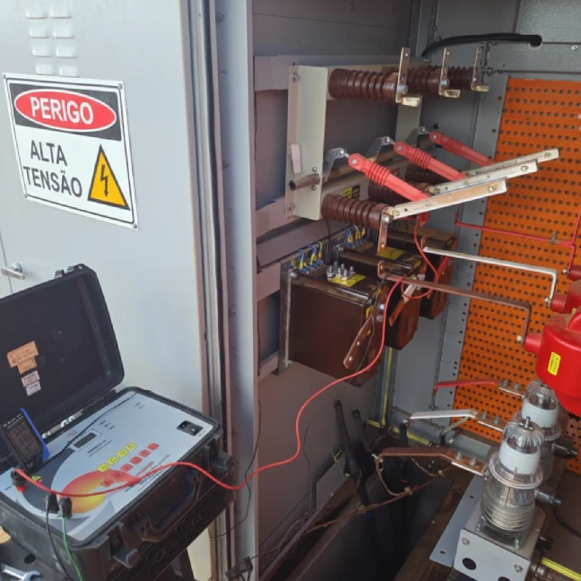 Medição de resistência de isolamento