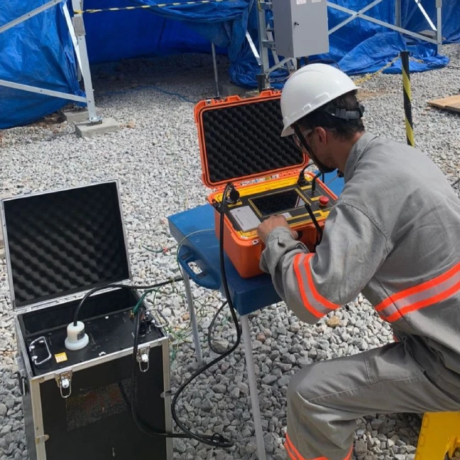 Teste VLF em cabos de média tensão